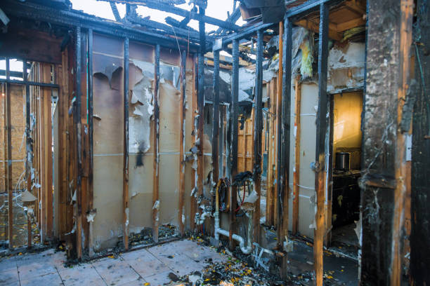 Professional Soot Cleanup technician working in Northville, NY